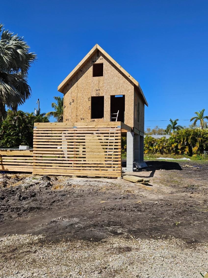 MSH Customer Build Bokeelia Island Cottage WIP Front Center