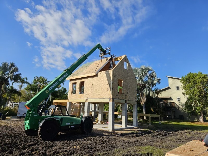 MSH Customer Build Bokeelia Island Cottage WIP Roof