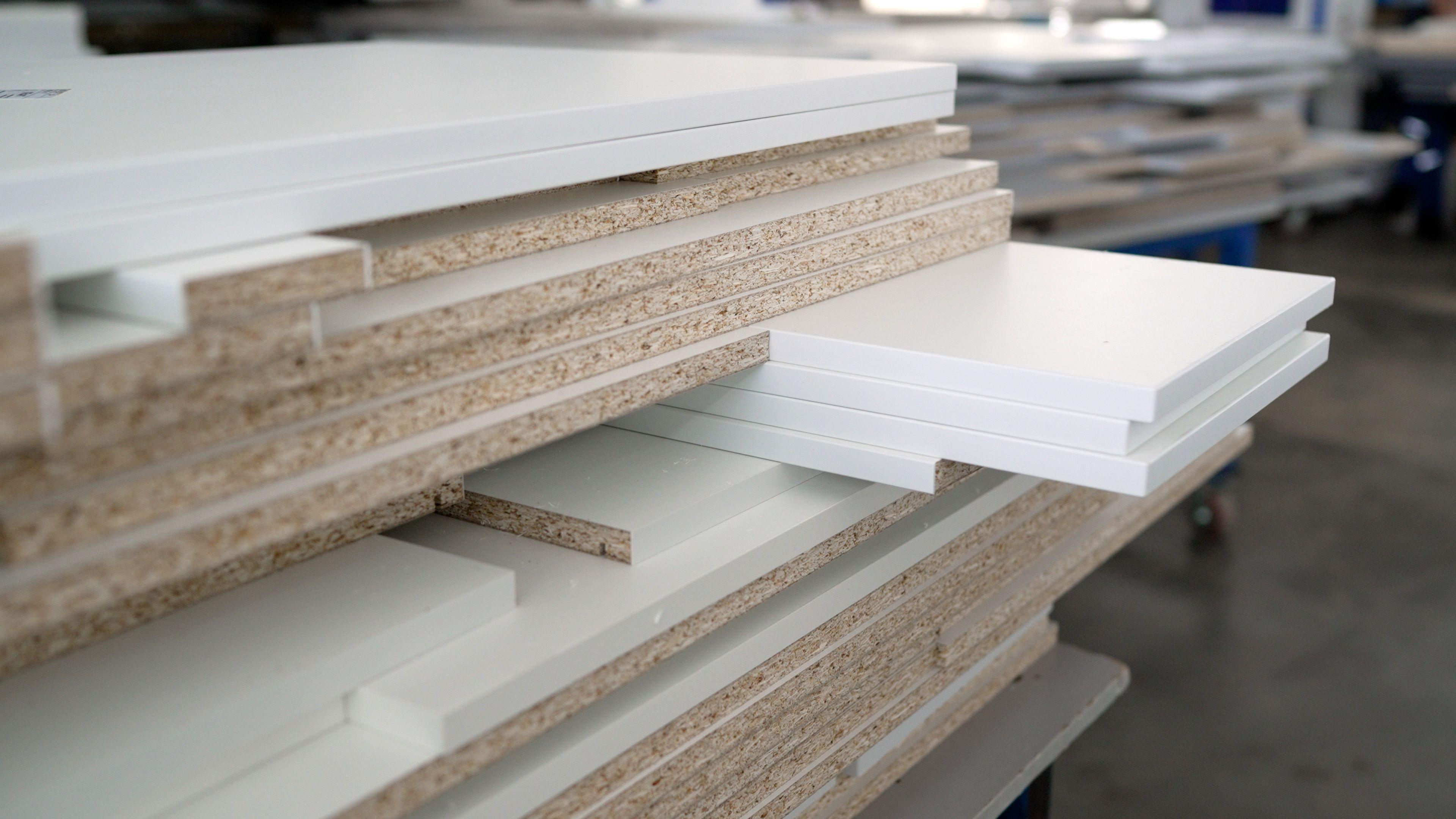 Low cost mdf particle board cabinet panels