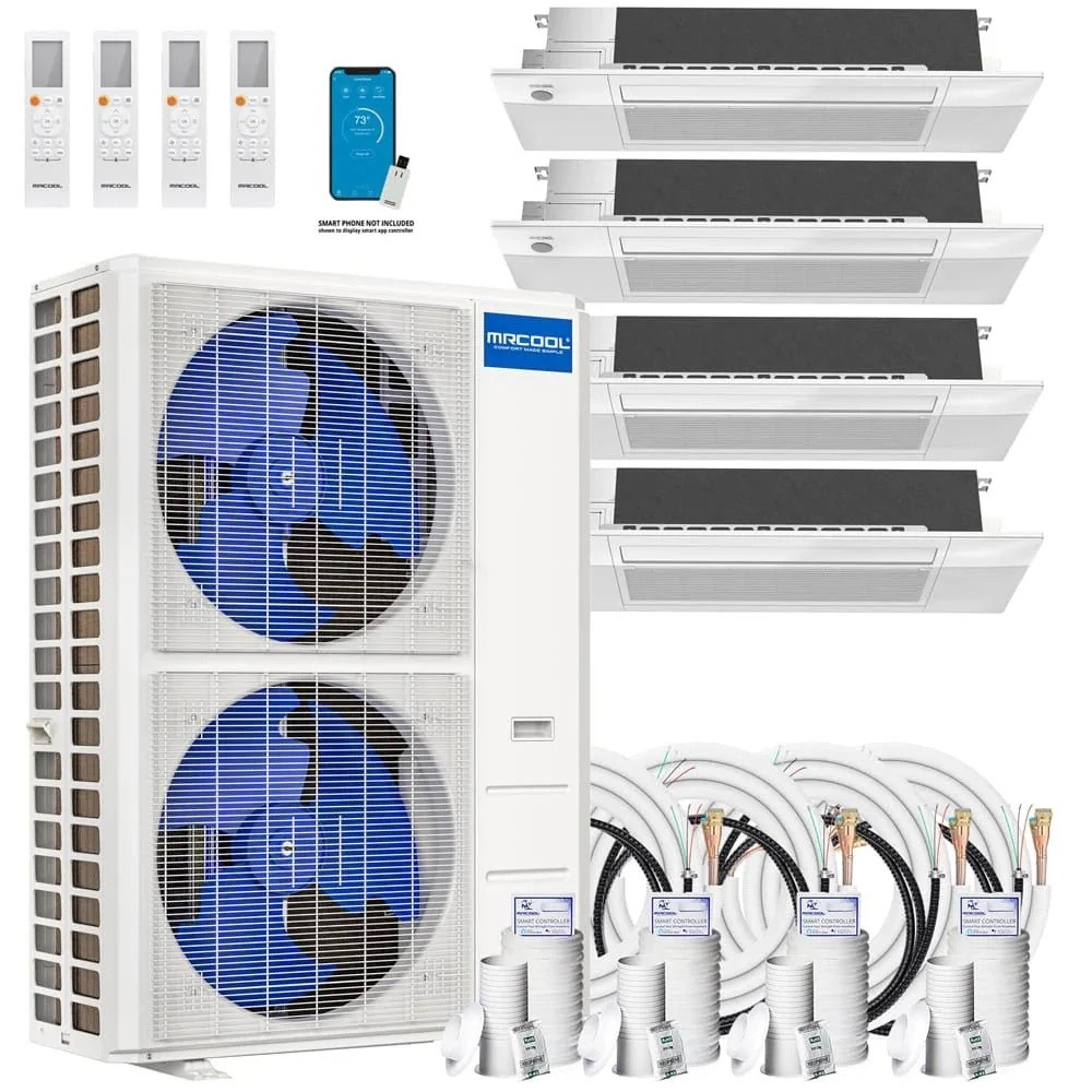 Multi zone minisplit hvac system