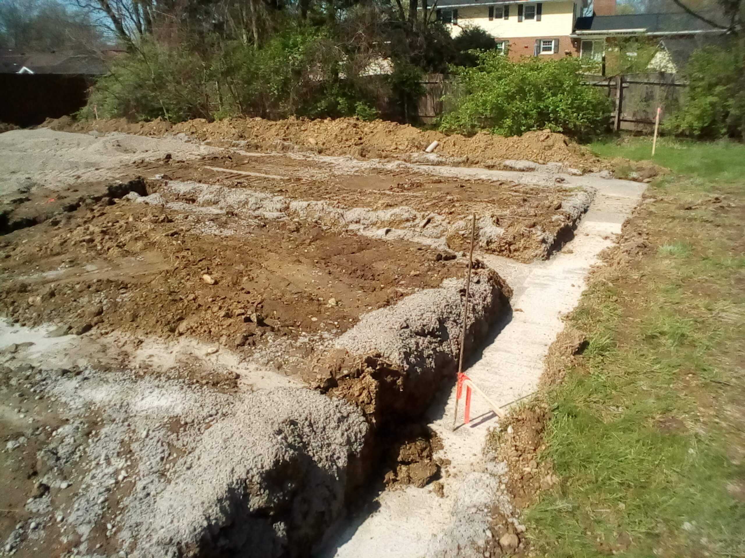 Footers for home foundation